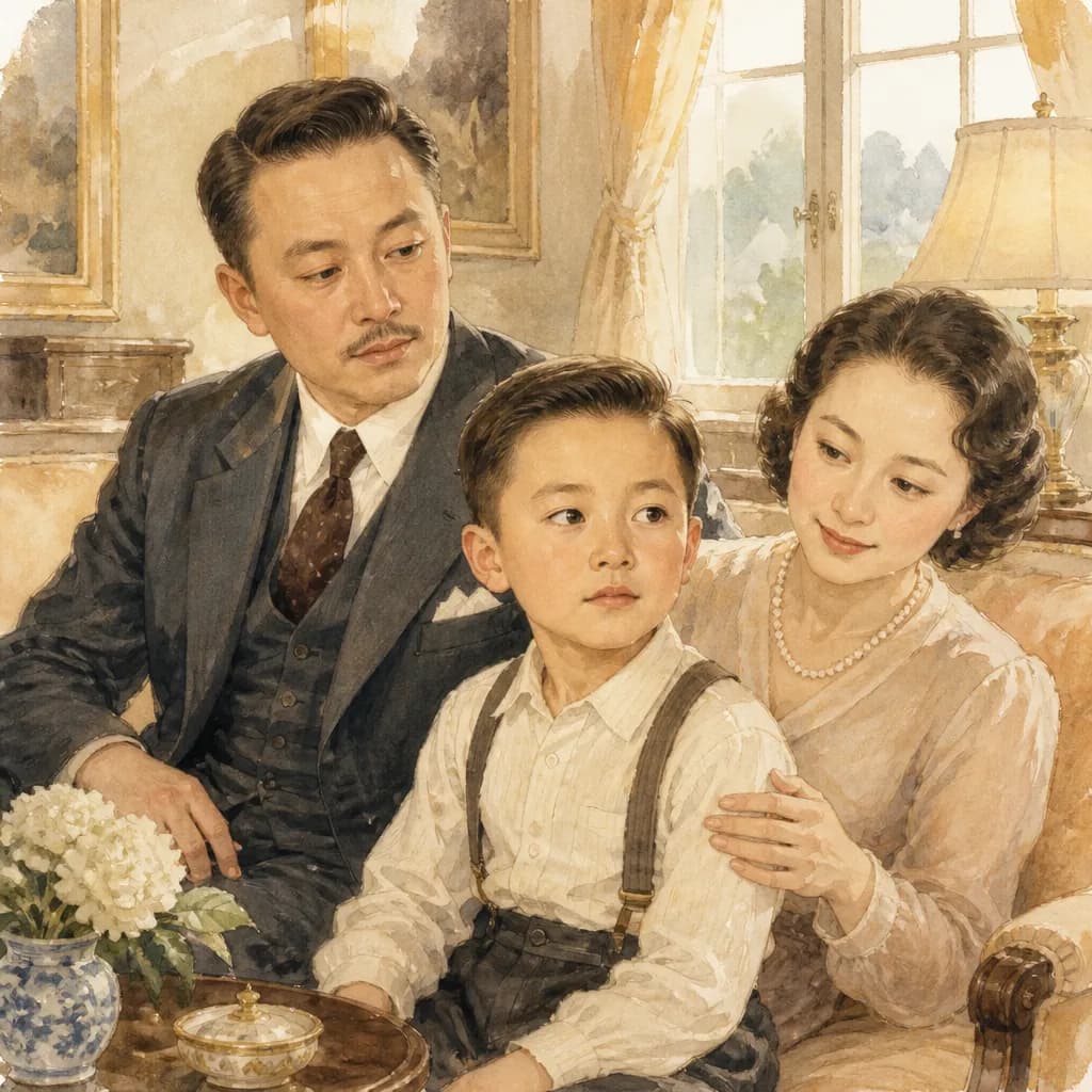 어린 시절과 가족의 품속에서
